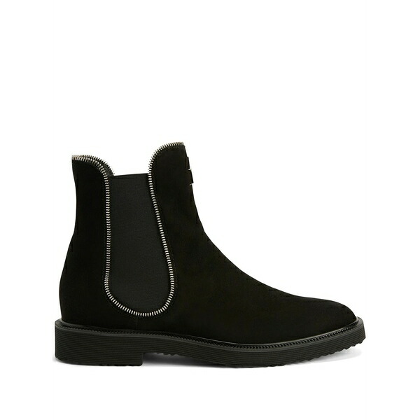 ジュゼッペザノッティ メンズ ブーツ シューズ Jaky suede chelsea boots Black