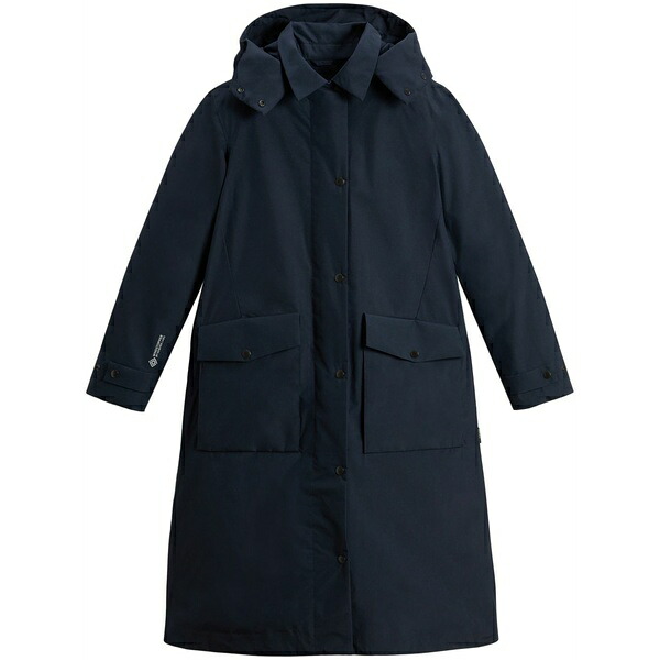 羊毛 金持ち レディース 厚地の外套 アウター Oversize cape Blue