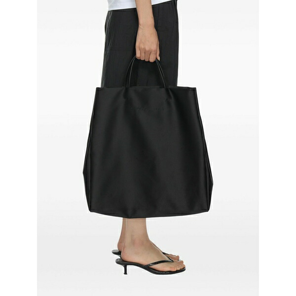 カルヴェン レディース トートバッグ バッグ Logo-embossed tote bag Black