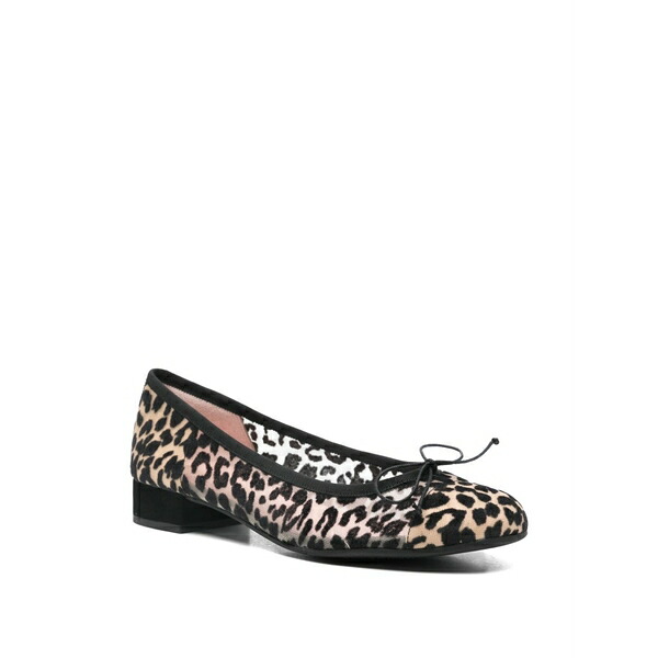 プリティ・バレリーナ レディース サンダル シューズ Leopared-print ballet flats Neutrals|asty