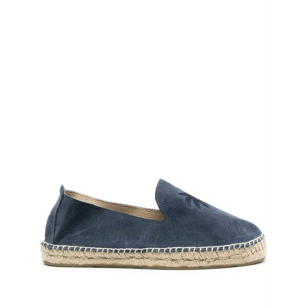 マネビ メンズ サンダル シューズ Palm springs suede espadrilles Blue