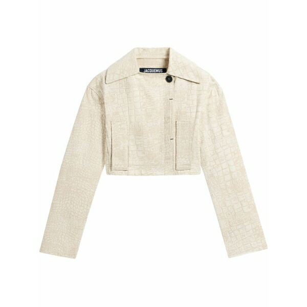 ジャクエムス レディース 上衣＆上衣 アウター The n??mes marino denim jacket Neutrals