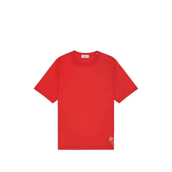エヌエヌ77 メンズ プルオーバー トップス Clover print t-shirt Red