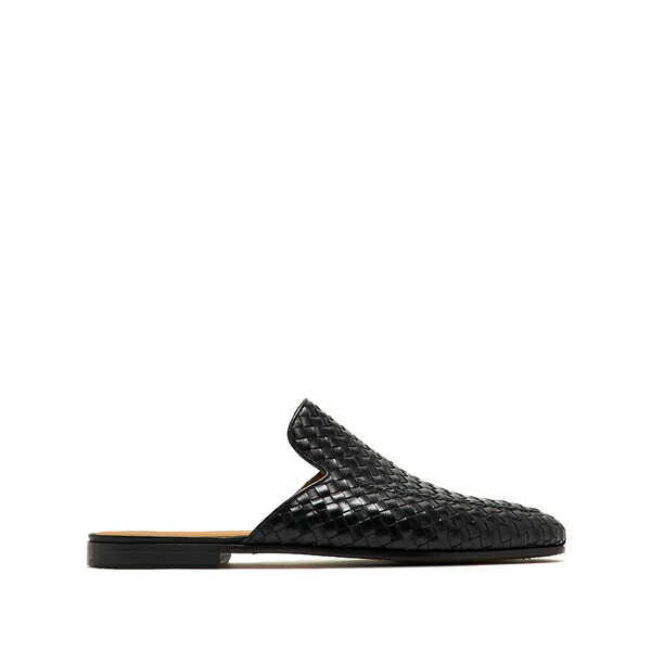 マグナーニ メンズ サンダル シューズ Leather slippers Black
