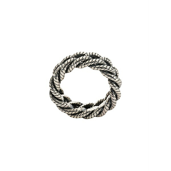 ウーゴ カッチャトーリ メンズ 輪っか 付属物 Rope ring Silver