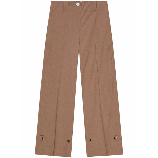 ガニー レディース 心地好いズボン下 ボトムス Adjustable-leg tailored trousers Neutrals