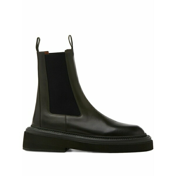 マーシャル  レディース ブーツ シューズ Pull-on platform boots Green