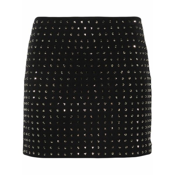 運動競技マックス レディース スコート ボトムス Studded mini skirt Black レディースファッション-ボトムス