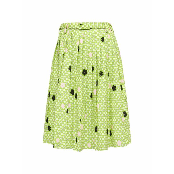 マルタンマルジェラ レディース スコート ボトムス Floral-print pleated skirt Green