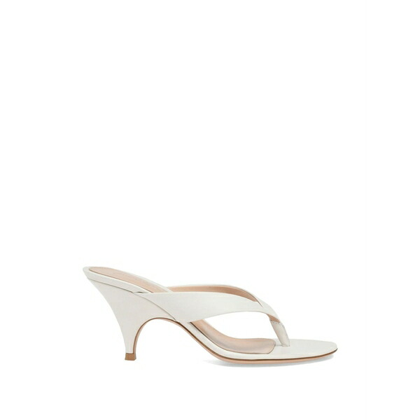 ジャンヴィト ロッシ レディース サンダル シューズ 70mm sofia strap leather sandals White｜asty