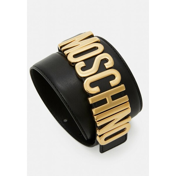 注目ブランドのギフト モスキーノ Moschino メンズ ベルト NERO