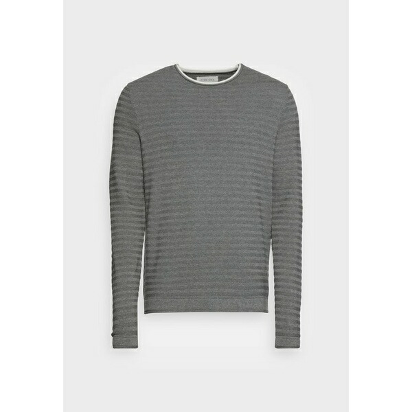 Pier One ピアワン dark Jumper メンズ mottled grey www