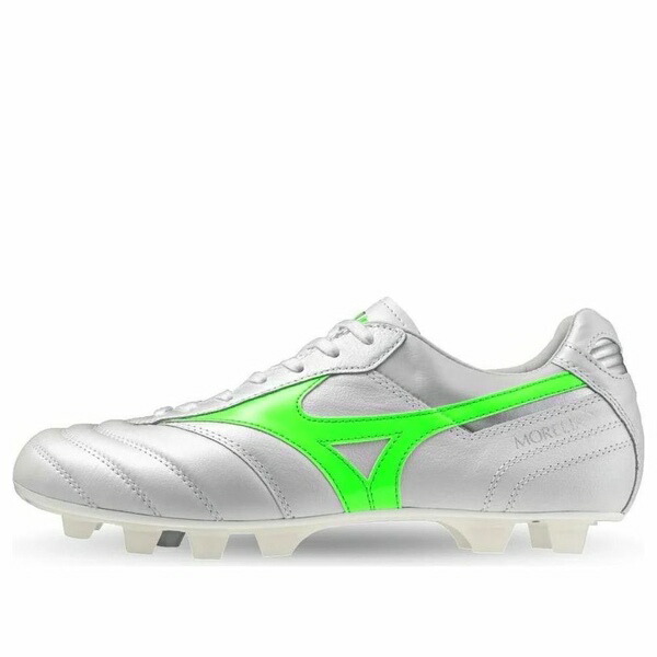Mizuno ミズノ メンズ スニーカー  【Mizuno Morelia II Made インチ Japan FG \u0027Frontier Pack White Green Gecko\u0027 P1GA250137】  大きさ US_10.5(28.5糎)
