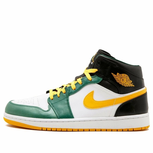 Jordan ジョーダン メンズ スニーカー  【Air Jordan 1 Mid \u0027Sonics\u0027 554724-307】  大きさ US_9(27.0珊)