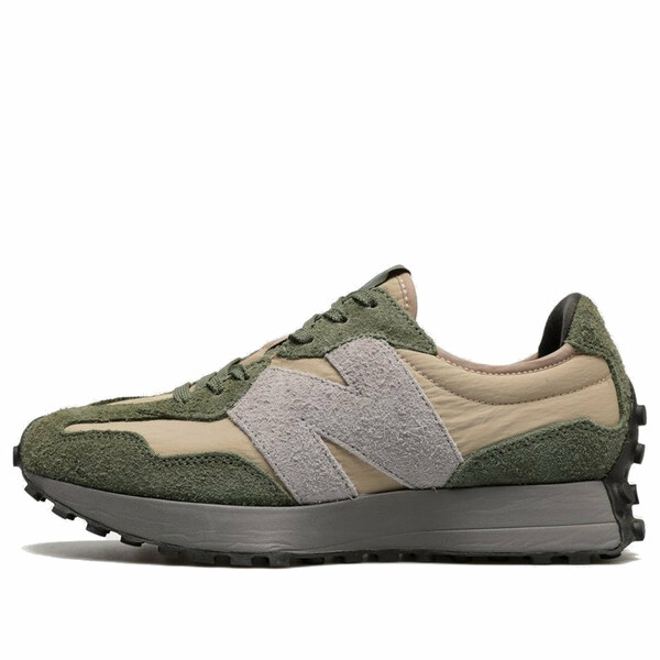 New Balance ニュー平衡にする メンズ スニーカー  【New Balance 327 Casual Shoes \u0027Olive Green Beige\u0027 MS327WG】  大きさ US_8.5(26.5糎)