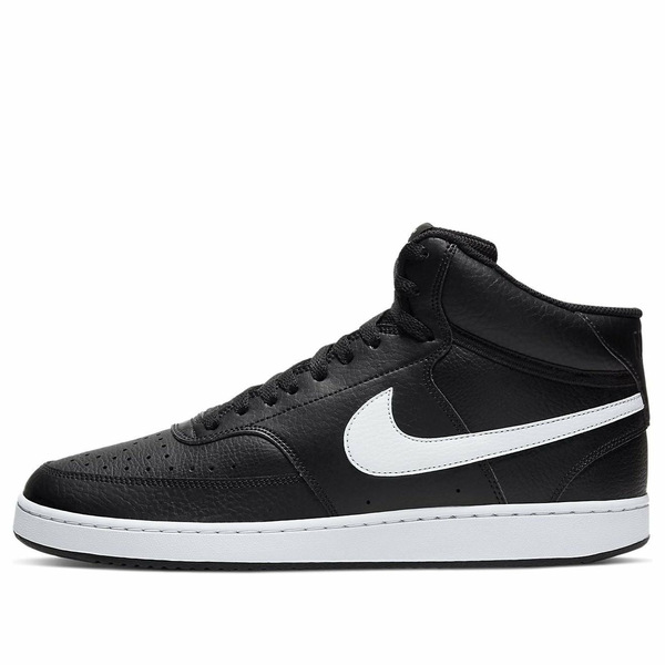 Nike ナイキ メンズ スニーカー  【Nike Court Vision Mid \u0027Black White\u0027 CD5466-001】  大きさ US_10(28.0糎)