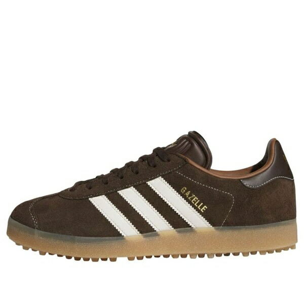 adidas アディダス メンズ スニーカー 【adidas Gazelle Spikeless Golf 'Dark Brown Chalk White' JQ7747】 サイズ US_10(28.0cm)｜asty
