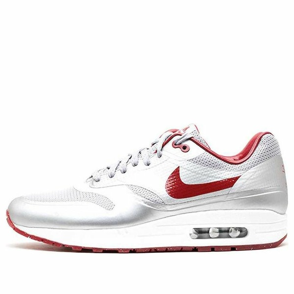 Nike ナイキ メンズ スニーカー 【Nike Air Max 1 Hyp QS 'Silver Deep Red' 633087-006】 サイズ US_10(28.0cm)｜asty 45,370円