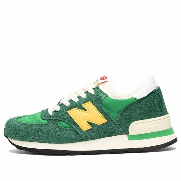 New Balance ニューバランス メンズ スニーカー 【New Balance 990V1 'MiUSA Green Gold' M990GG1】 サイズ US_12(30.0cm)｜asty