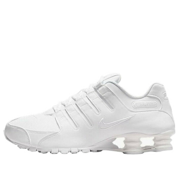Nike ナイキ メンズ スニーカー  【Nike Shox NZ \u0027Triple White\u0027 378341-128】  大きさ US_12.5(30.5糎)