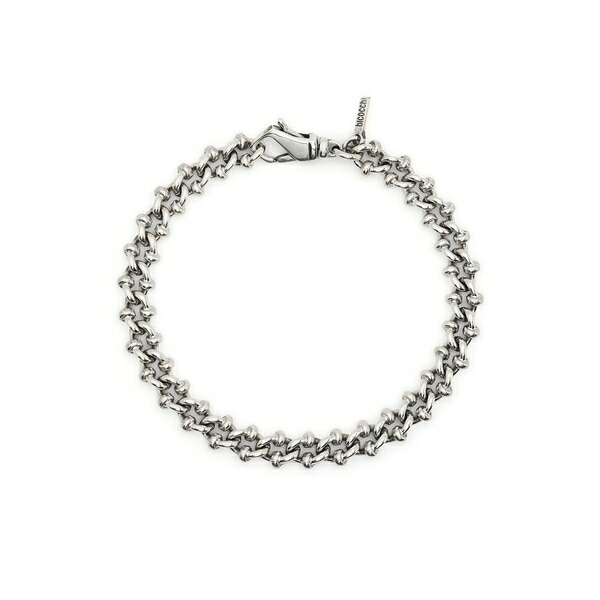 エマニュエレ ビコッキ メンズ ブレスレット・バングル・アンクレット 添え物 Knot chain bracelet Silver