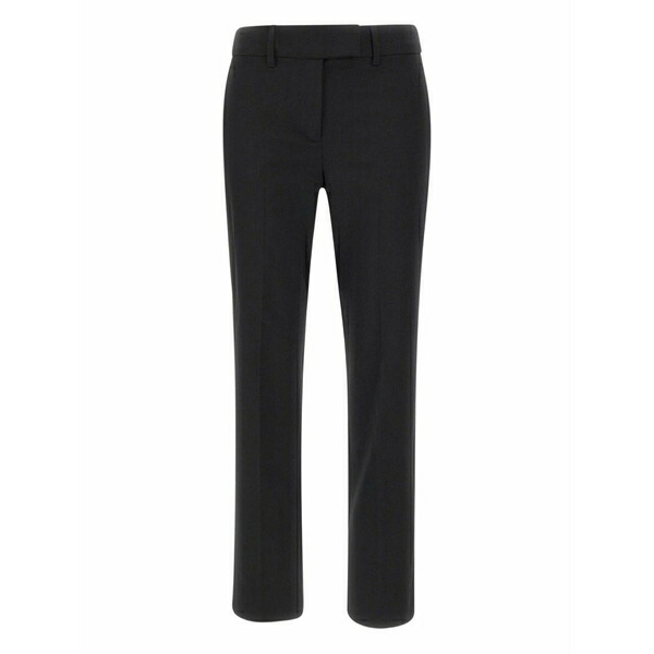 マレーラ レディース 心地よいズボン下 ボトムス Welt-pockets front-crease trousers Black ボトムス-パンツ