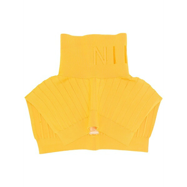 ニナリッチ レディース えり巻き・袈裟・えり巻き 付属物 Turtleneck ribbed scarf Orange