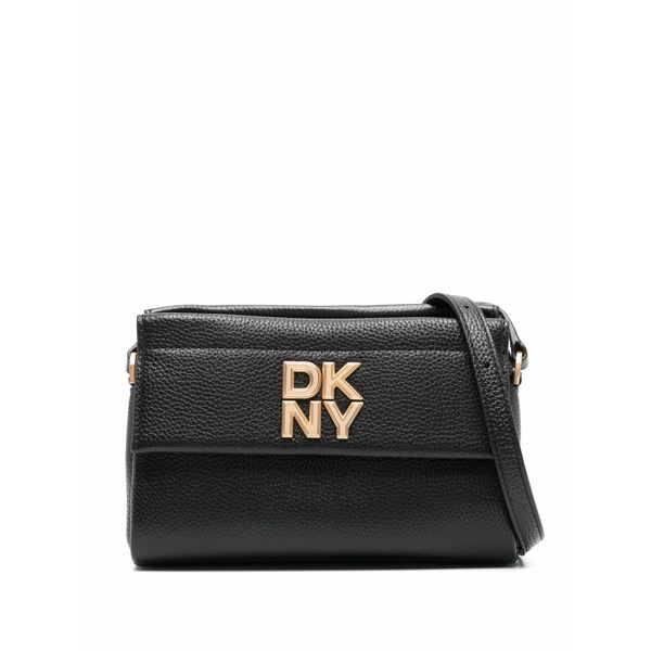 ダナ キャラン ニューヨーク レディース ショルダーバッグ バッグ Logo-lettering cross body bag Black