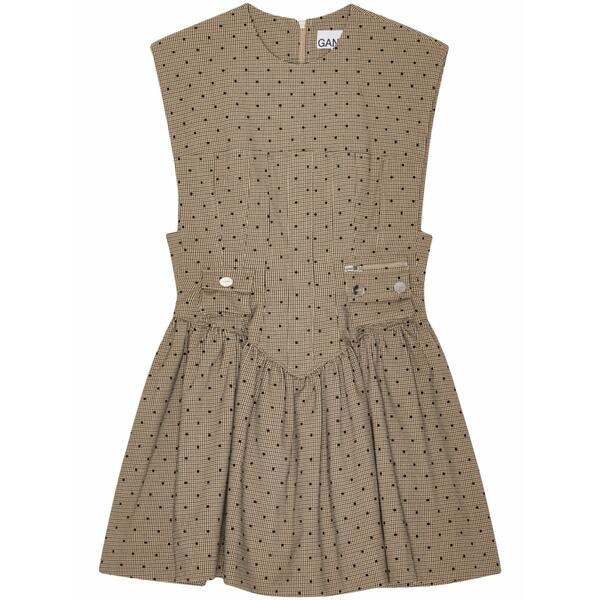 ガニー レディース ワンピース トップス Polka dot-print minidress Neutrals｜asty 52,080円