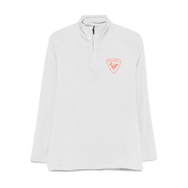 ロシニョール メンズ 上衣＆上衣 アウター New hero half-zip sweatshirt Grey
