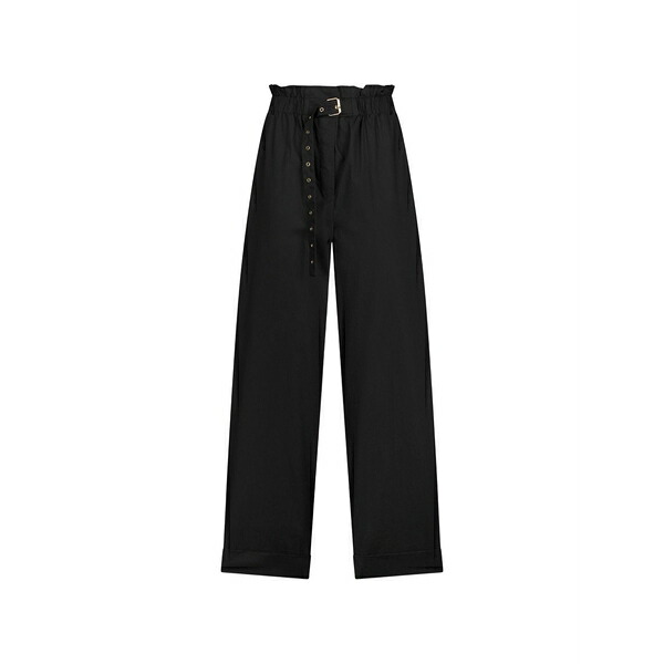 リュージョー レディース カジュアルパンツ ボトムス Belt trousers Black｜asty