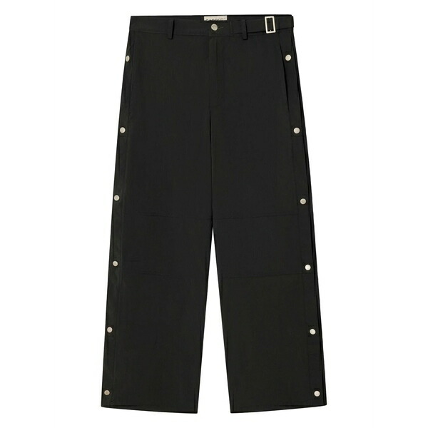 カレーナ メンズ カジュアルパンツ ボトムス Button knox trousers Black｜asty