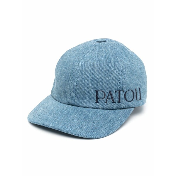 ジャンパトゥ メンズ 帽子 アクセサリー Embroidered-logo denim cap Blue|asty