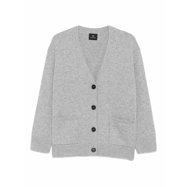 アニービン レディース カーディガン アウター Jackson button-fastening cardigan Grey｜asty 74,140円