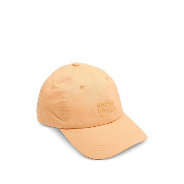 ビンバ イ ローラ レディース 帽子 アクセサリー Embossed-logo cap Orange｜asty