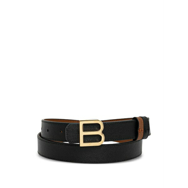 バリー レディース ベルト アクセサリー Buckle belt Black｜asty