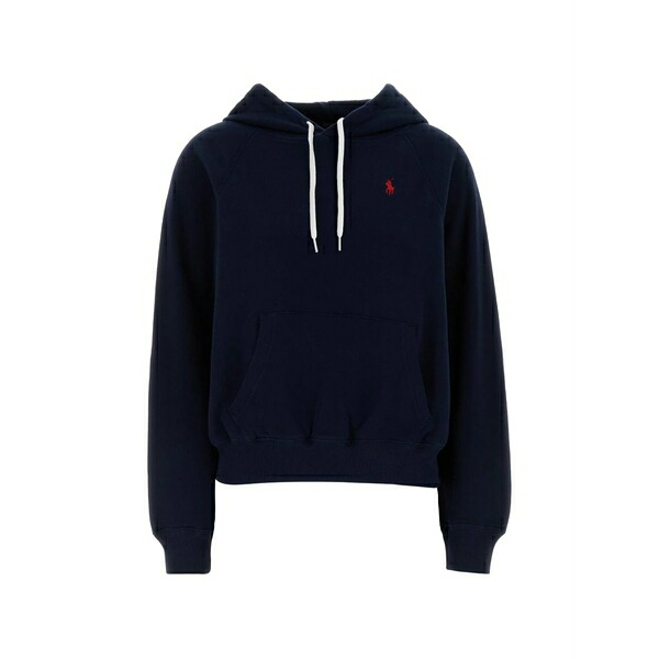 ラルフローレン レディース パーカー・スウェットシャツ アウター Long-sleeve hoodie Blue