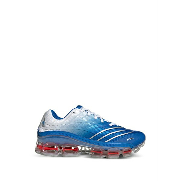 アディダス メンズ スニーカー シューズ Megaride f50 striped sneakers Blue