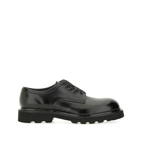 プレミアータ メンズ スリッポン・ローファー シューズ Lace-up derby shoes Black｜asty