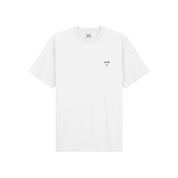 アルテ アントワープ メンズ Tシャツ トップス Graphic-logo short-sleeves t-shirt White