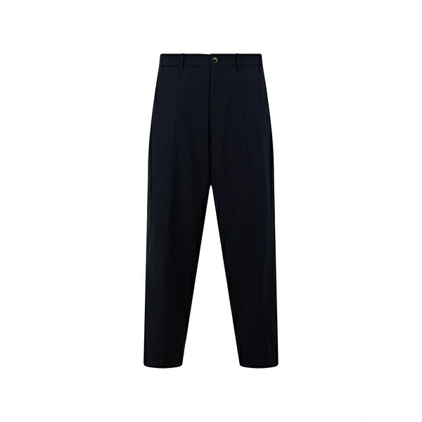 ナイン イン ザ モーニング メンズ カジュアルパンツ ボトムス Button pleat trousers Blue｜asty