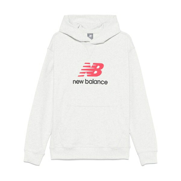 ニュー平衡にする メンズ パーカー・スウェットシャツ アウター Athletics logo hoodie Grey トップス-パーカー