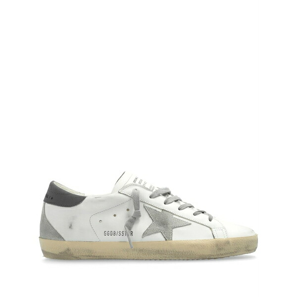 ゴールデングース レディース スニーカー シューズ Super-star distressed leather sneakers White｜asty 81,290円