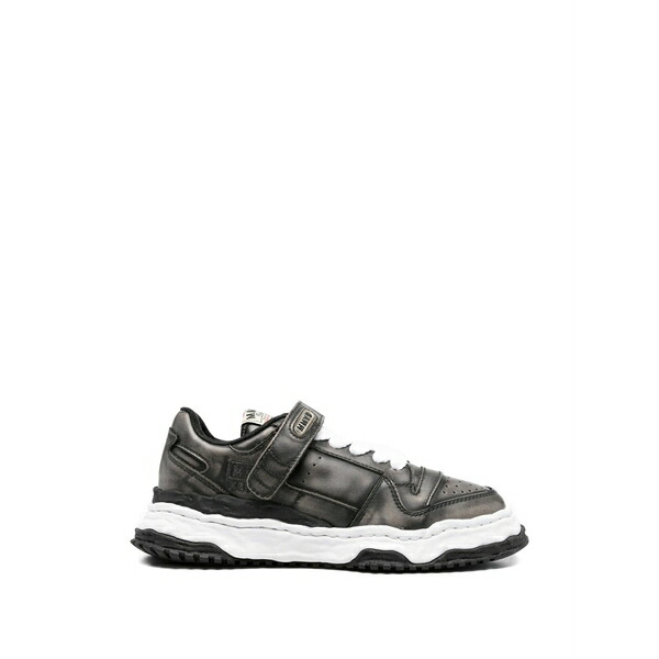 ミハラヤスヒロ メンズ スニーカー シューズ Keith touch-strap sneakers Grey｜asty