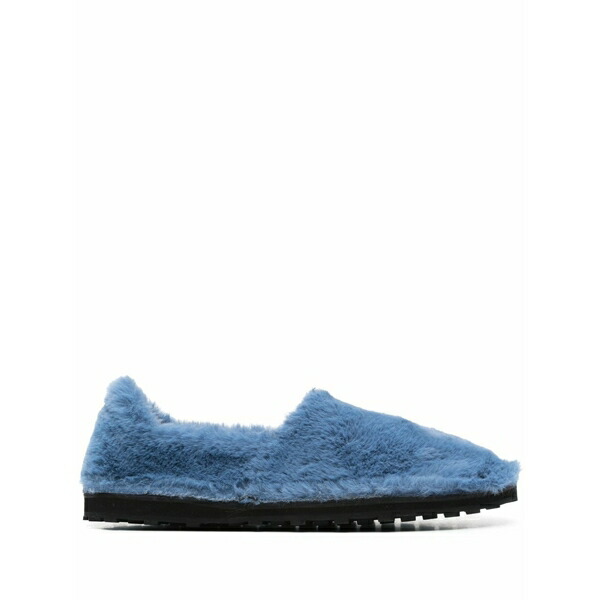 マルニ メンズ サンダル シューズ Faux-fur slippers Blue