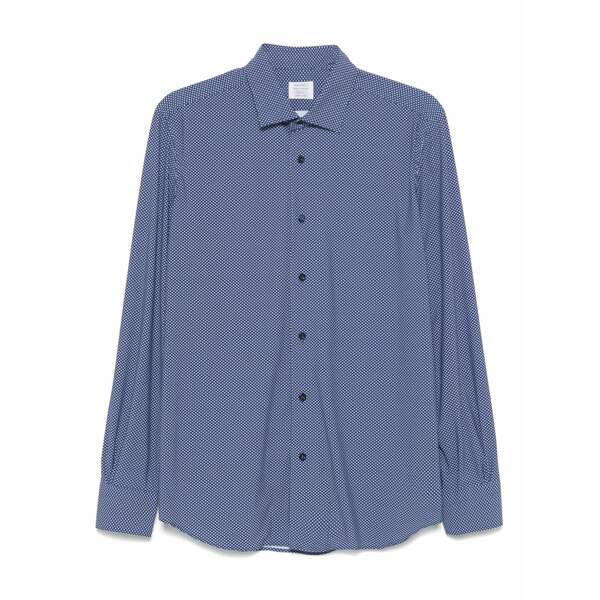 マッザレッリ メンズ シャツ トップス Printed shirt Blue|asty