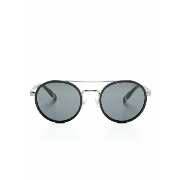 ラルフローレン メンズ サングラス・アイウェア アクセサリー Round-frame sunglasses Black