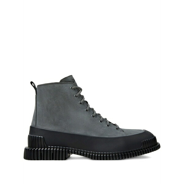 カンペール メンズ ブーツ シューズ Pix lace-up biker boots Grey