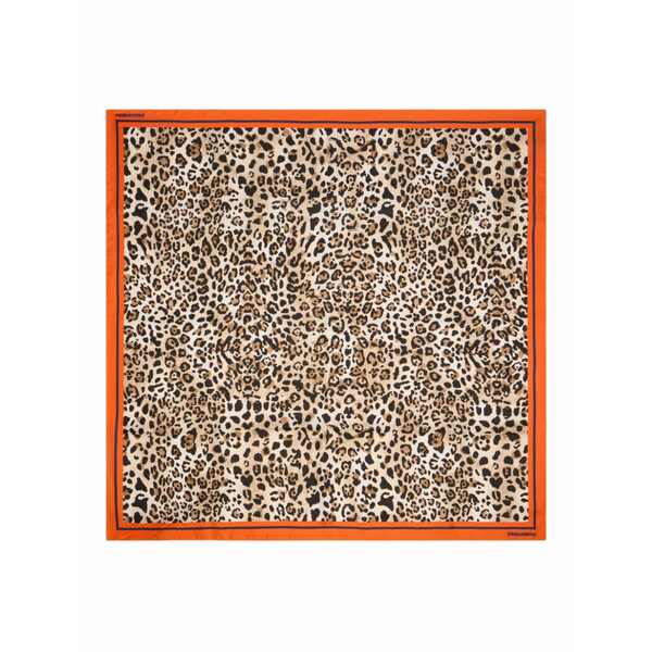 ディースクエアード レディース えり巻き・袈裟・えり巻き 付属品 Wild2 leopard print scarf Neutrals
