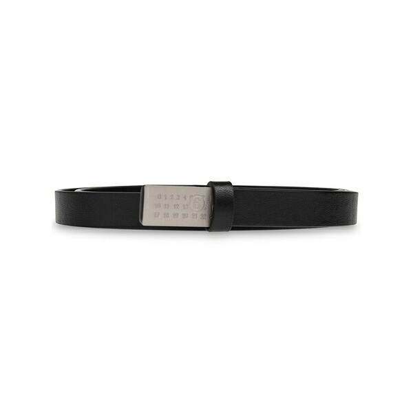 マルタンマルジェラ レディース 三尺帯 添え物 Numbers-motif belt Black
